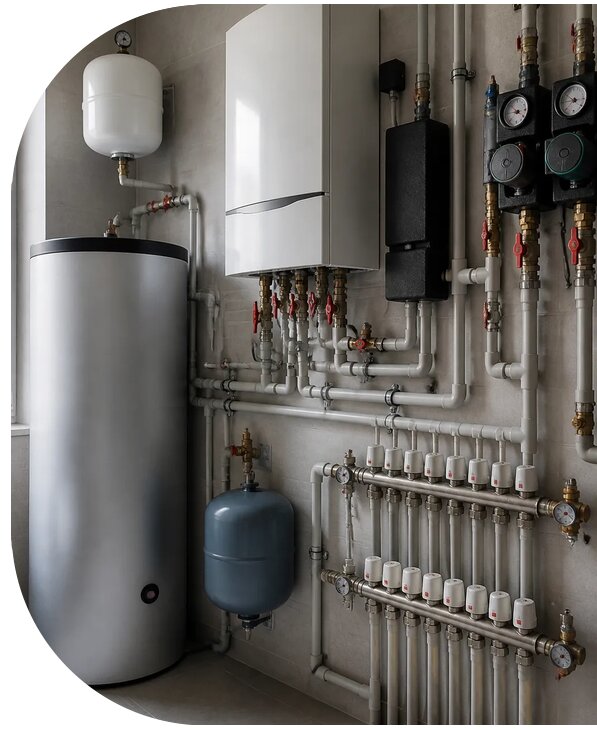 Монтаж газового котла в частном доме в Лесосибирске от 88528 р. | АПаруса-Лсс
